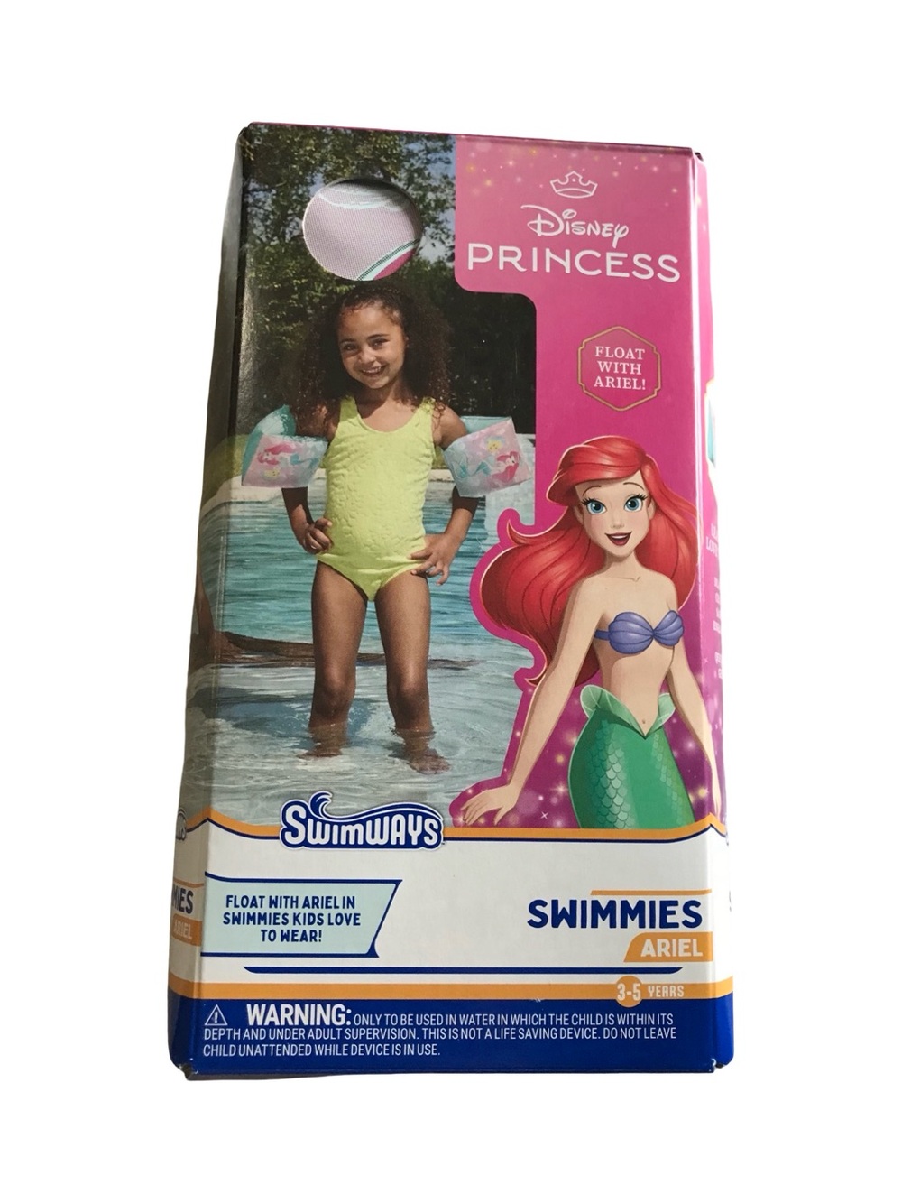 Disney Princess Ariel Pink Swim Arm Floaties by SwimWays